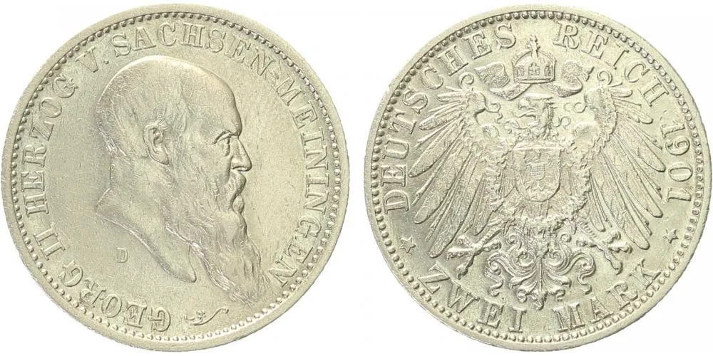 Sasko - Meiningen, Georg II., 1866 - 1914 — 1