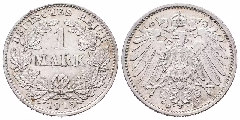 Německé císařství, 1 Marka 1915 D