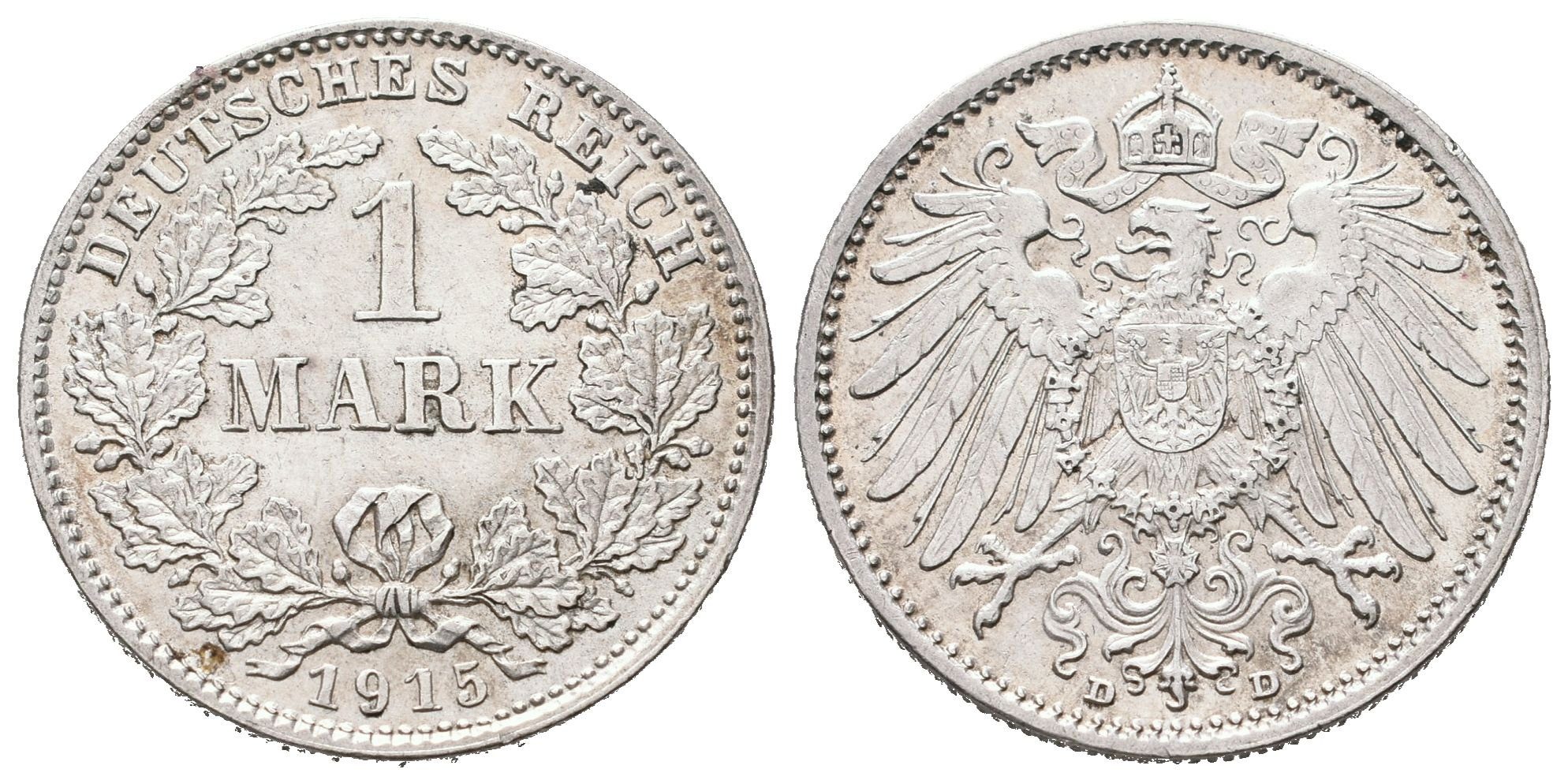 Německé císařství, 1 Marka 1915 D