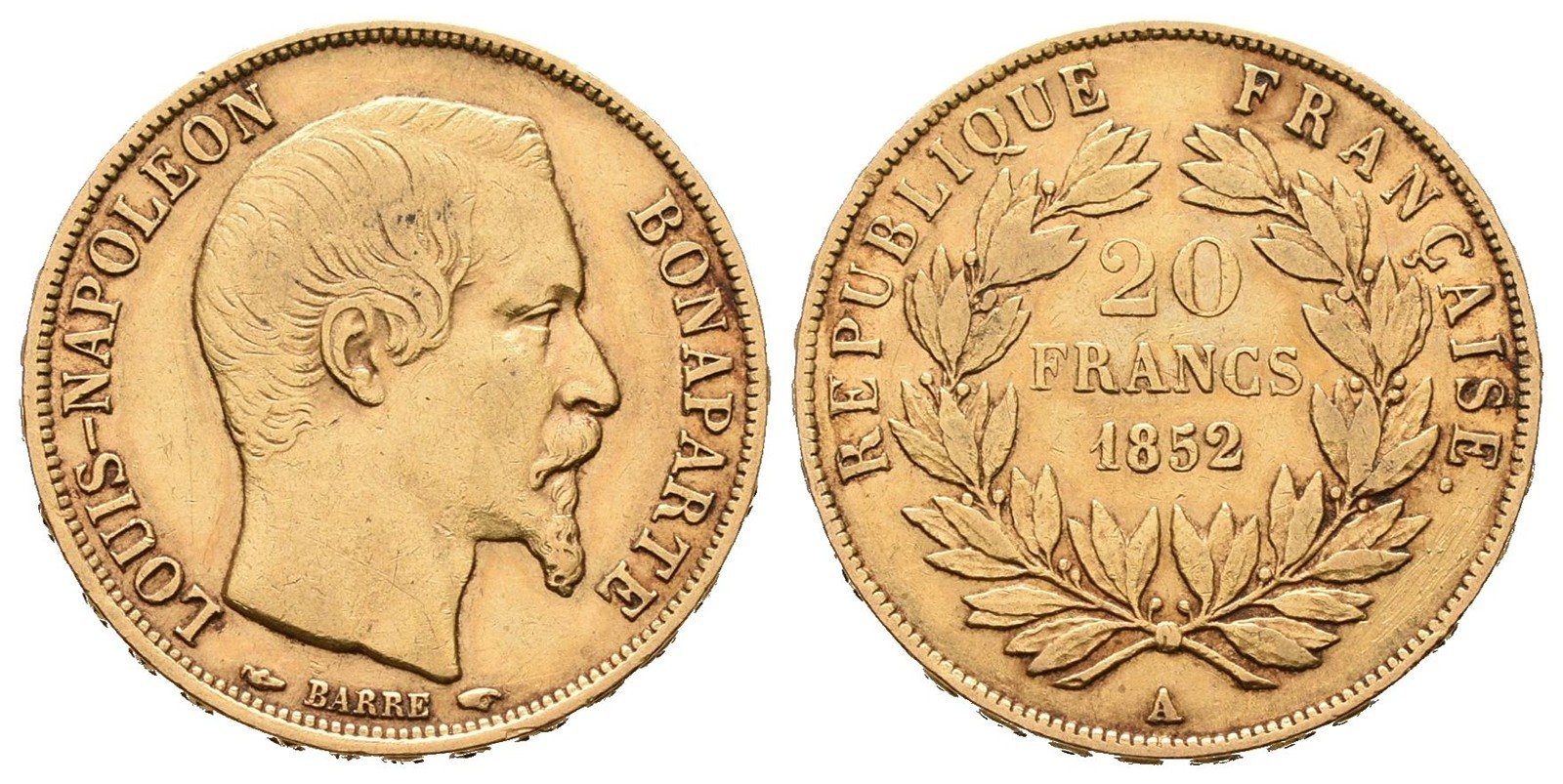 Francie, 20 Frank 1852 A