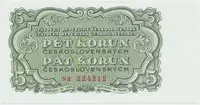 Československo, 5 Koruna 1953, tisk Praha, série NR, Hej.91b