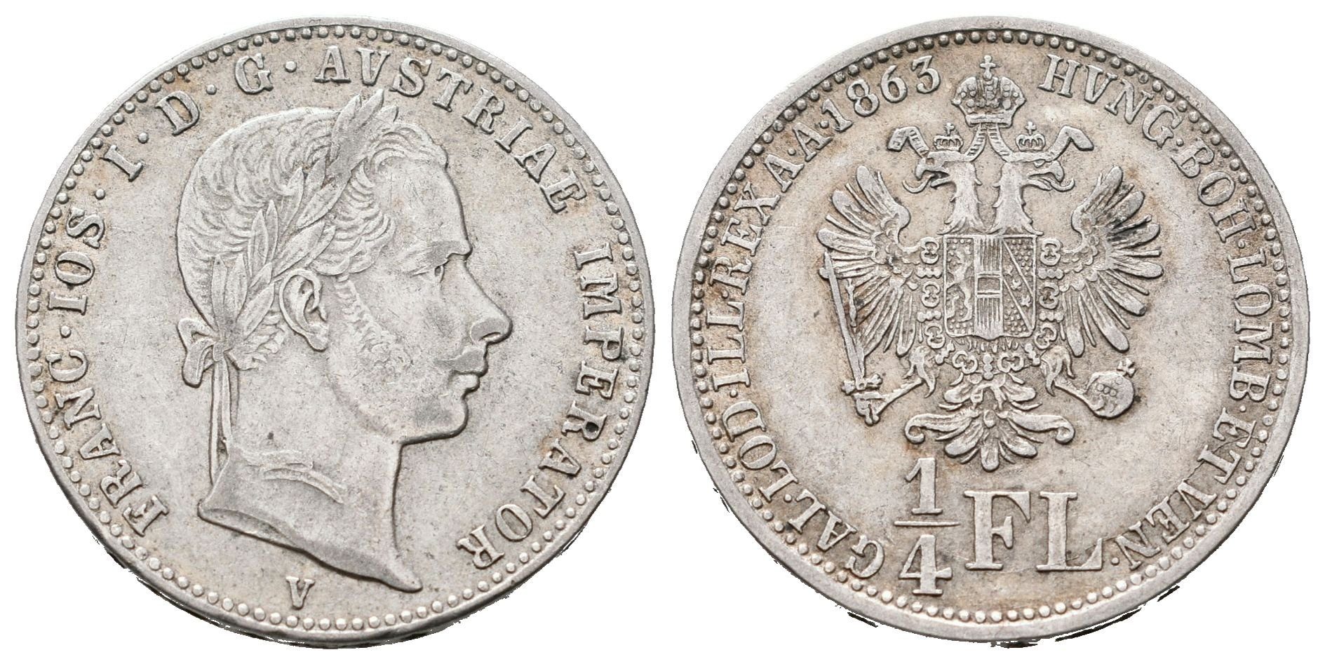 1/4 Zlatník 1863 V