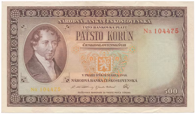 500 Koruna 1946, série Na, Hej.81b