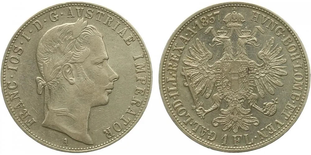 Rakouská a spolková měna, 1857 - 1892 — 1