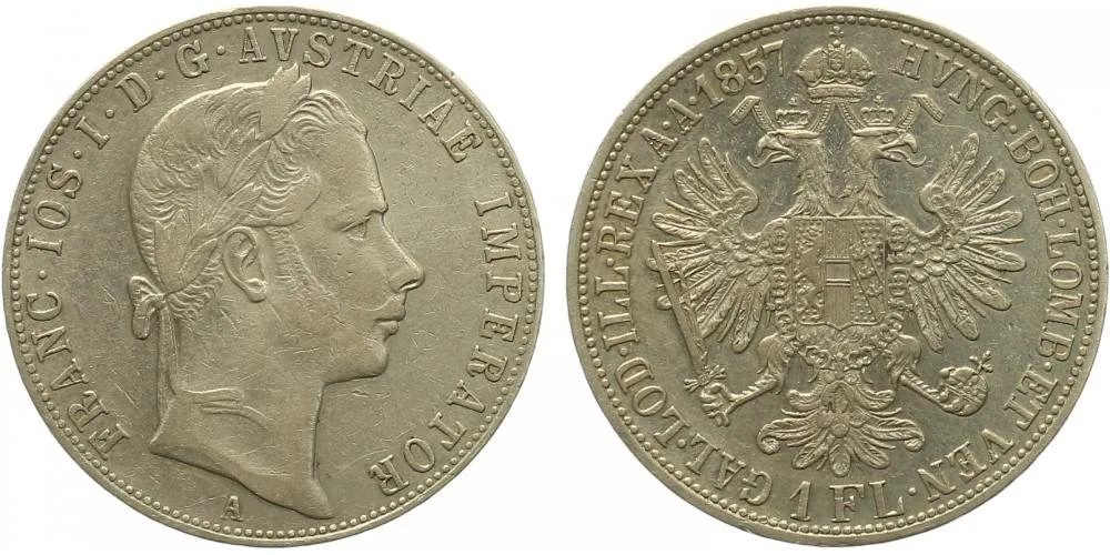 Rakouská a spolková měna, 1857 - 1892 — 1