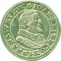 Hanau - Lichtenberg, Johann Reinhard, 1599 - 1625 — 1