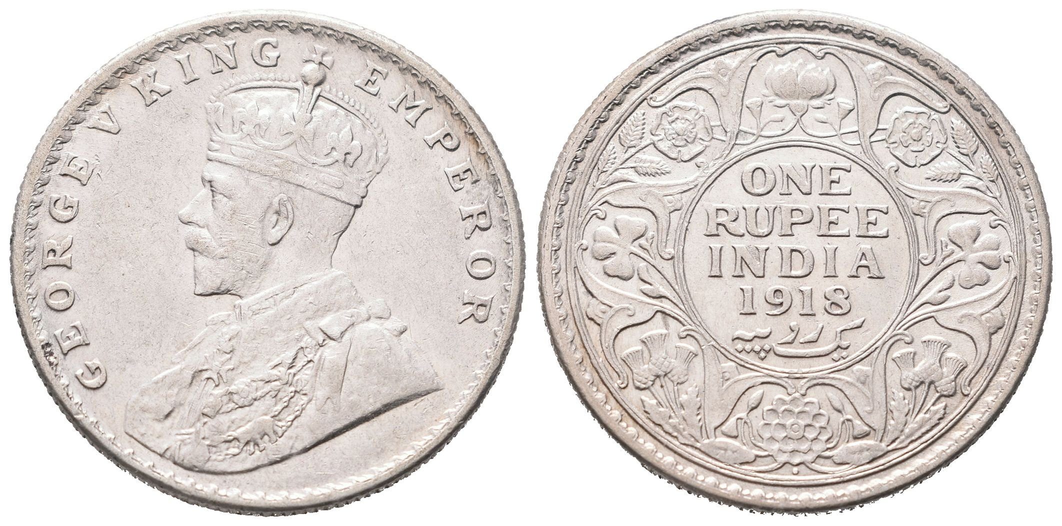 Indie, Rupie 1918
