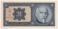 20 Koruna 1926, série Eg, Hej.21c2