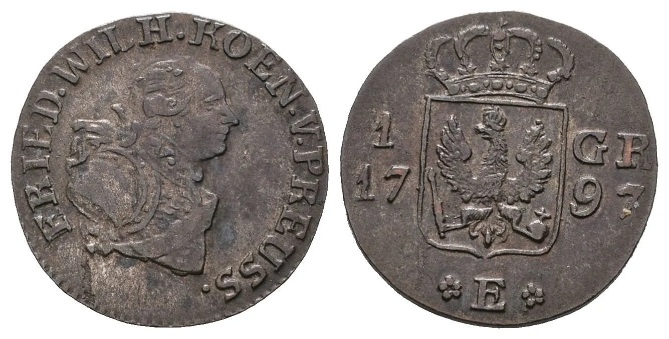 Prusko, Friedrich Wilhelm II., 1786 - 1797 — 1
