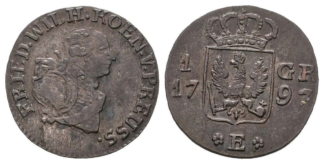 Prusko, Friedrich Wilhelm II., 1786 - 1797 — 1