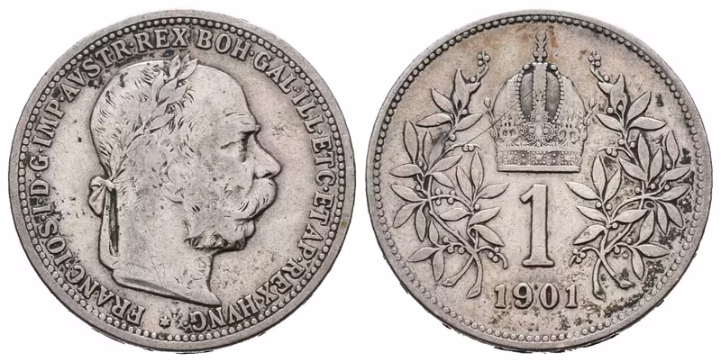 1 Koruna 1901