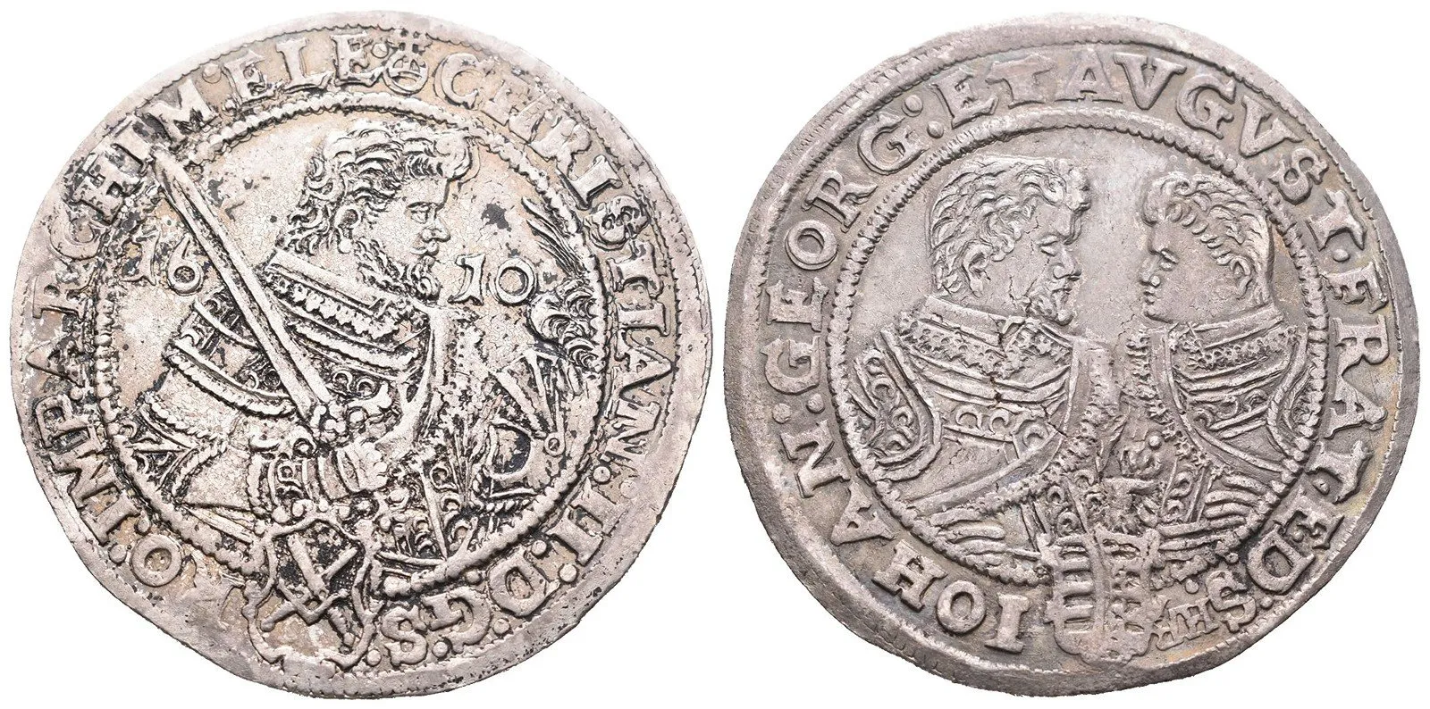Sasko, Christian II., Johann Georg I. a August, 1591 - 1611 — 1