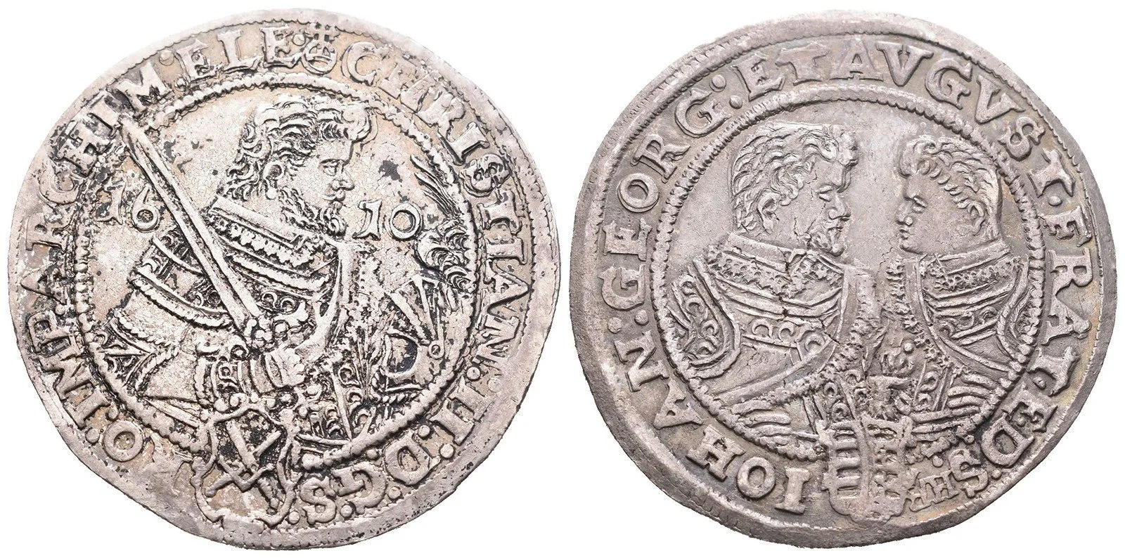 Sasko, Christian II., Johann Georg I. a August, 1591 - 1611 — 1