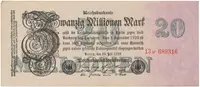 Německo, 20 Millionen Mark 1923, Ro.96b