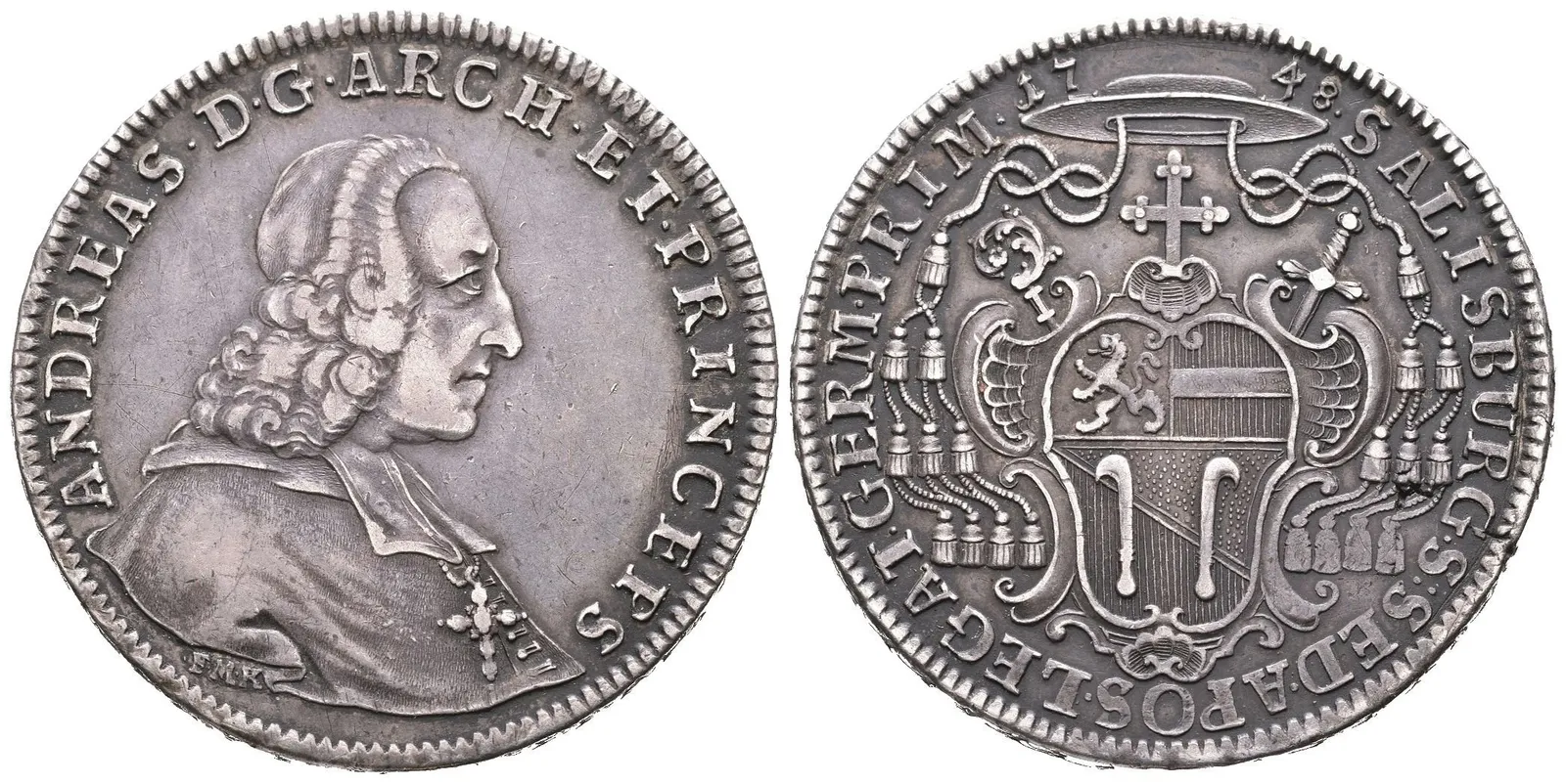 Tolar 1748, Šm.59-C-8, Dav.1245, pěkná patina — 1