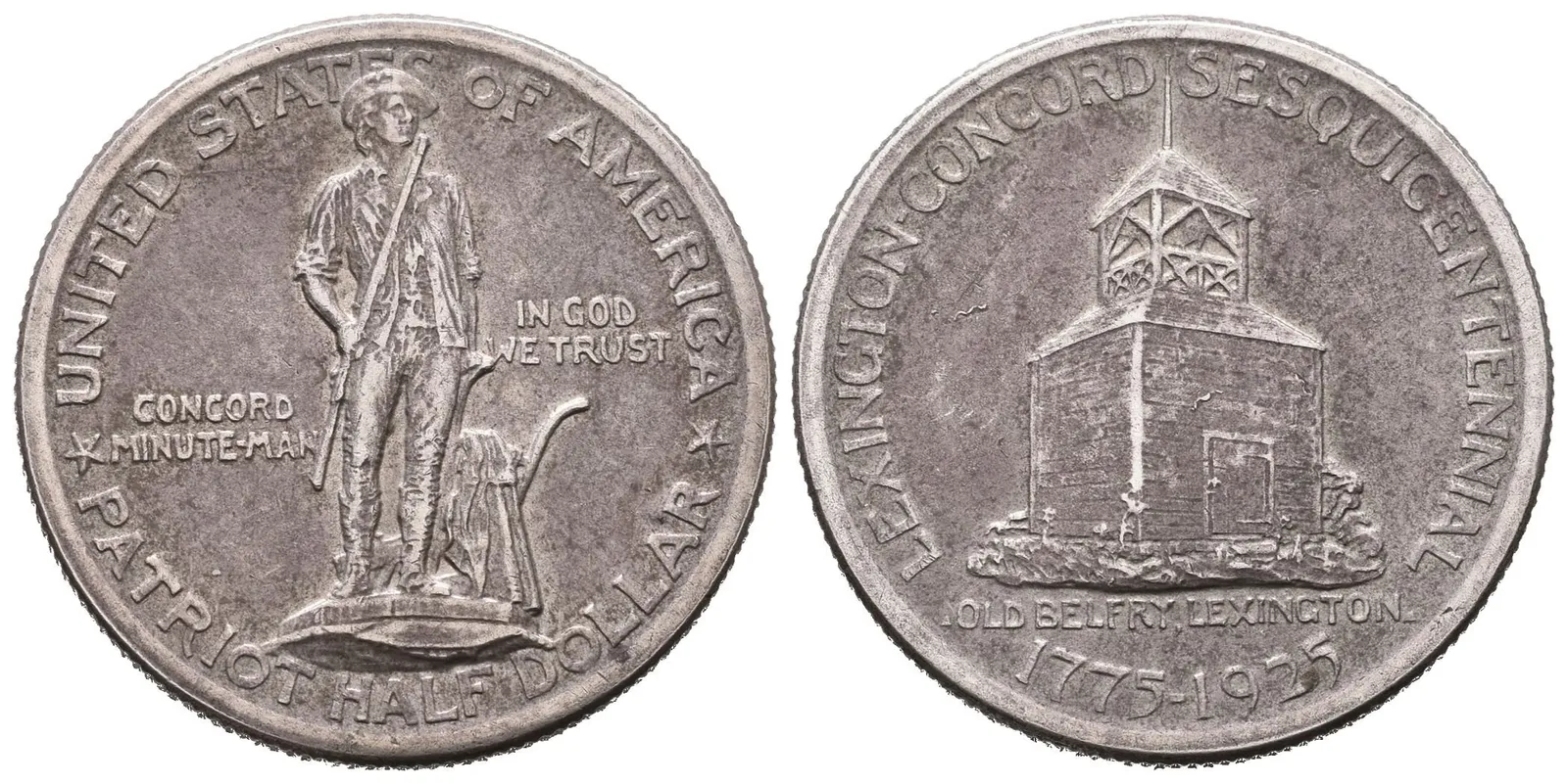 USA, 1/2 Dollar 1925 - Lexington-Concord Sesquicentennial