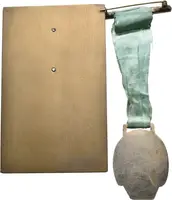 AE Medaile + Odznak 1934 - Sborové závody "Selská jízda", IV. cena v lovecké jízdě za mastrem. — 2