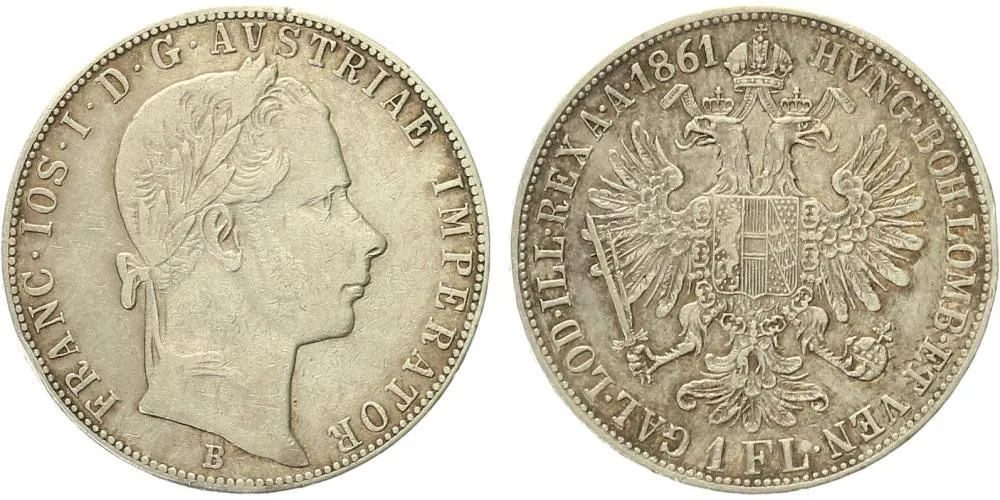 Rakouská a spolková měna, 1857 - 1892 — 1