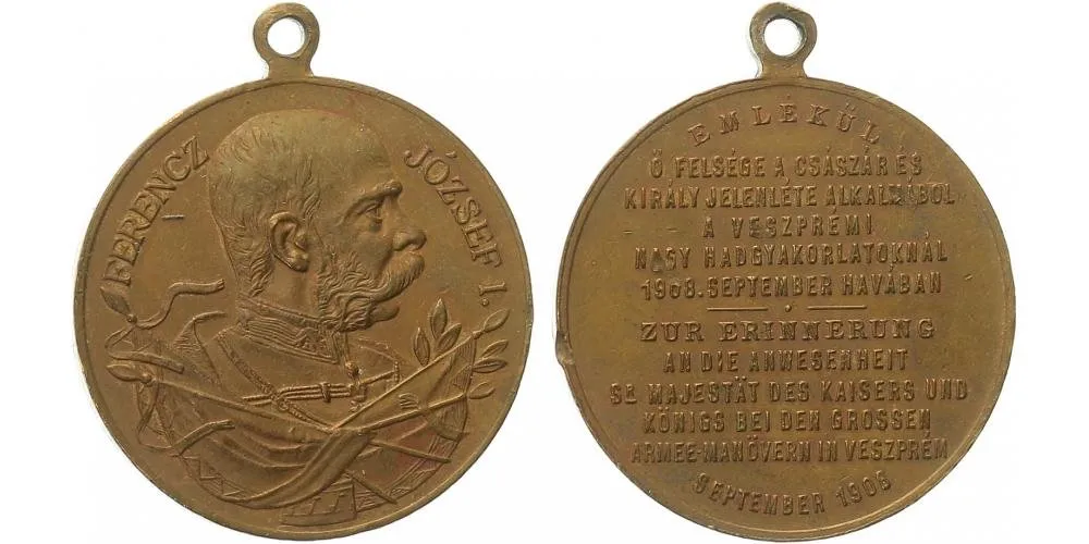 František Josef I., medaile vojenských manévrů — 1