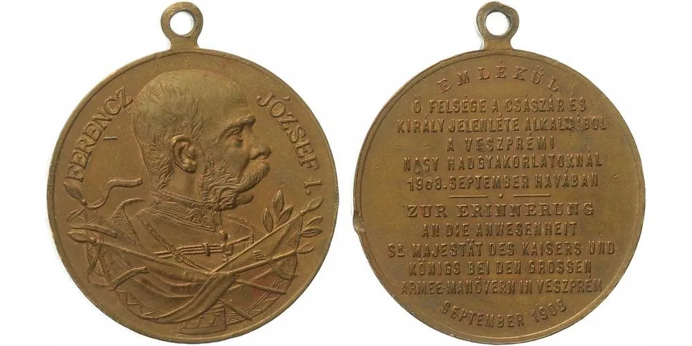 František Josef I., medaile vojenských manévrů — 1
