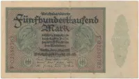 Německo, 500000 Mark 1923, Ro.87b
