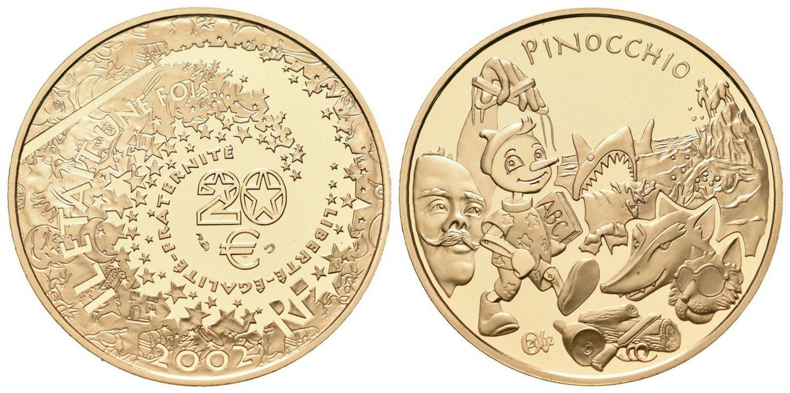 Francie, 20 Euro 2002 - Pinocchio