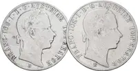Zlatník 1859 B, 1860 B, špatná zachovalost_2 ks — 2