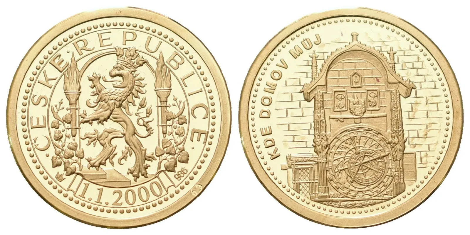 Dukát 2000 - Staroměstský orloj