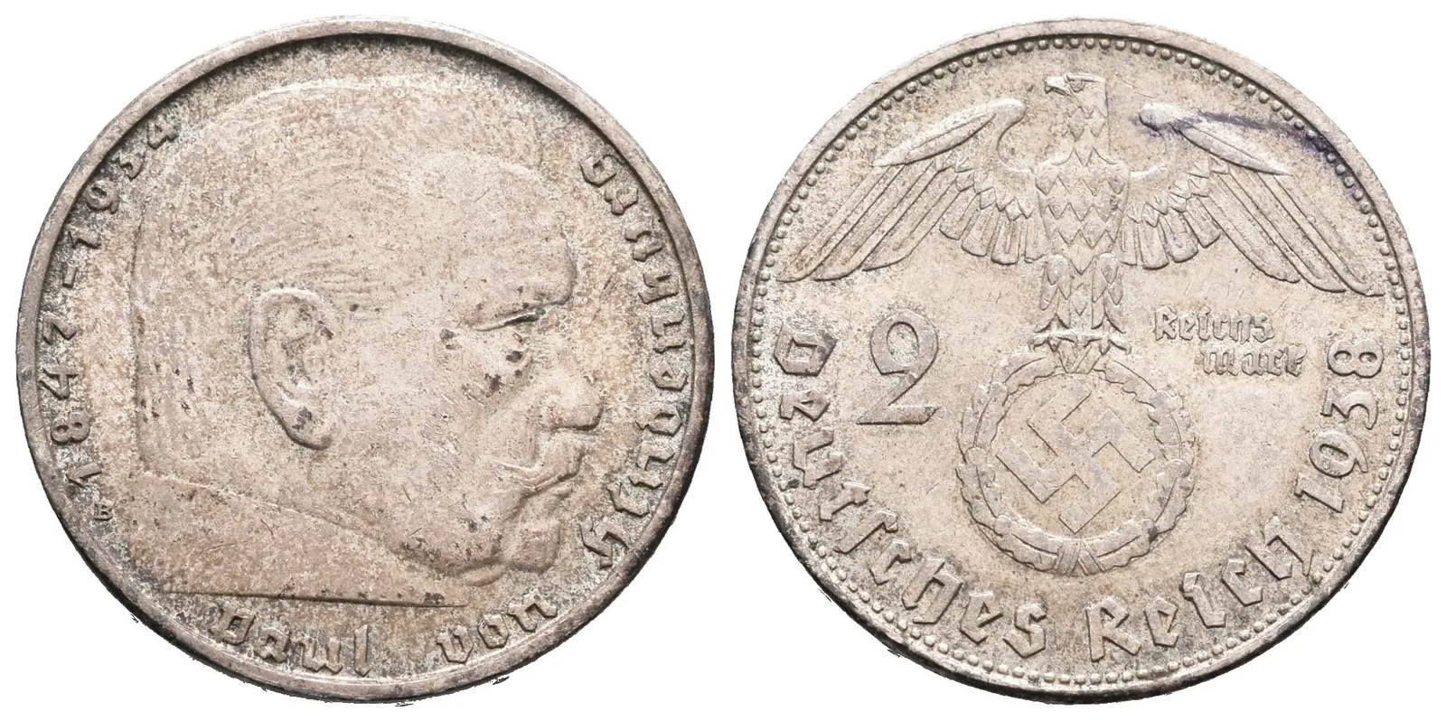 III. říše, 2 Marka 1938 B