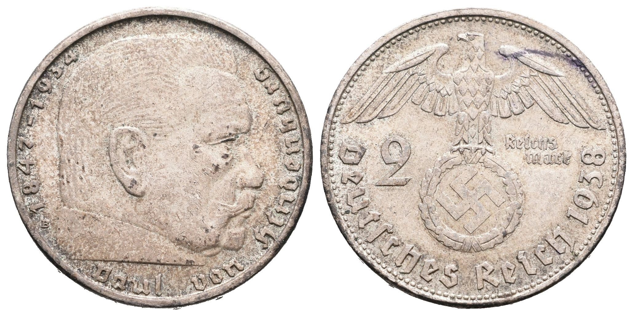 III. říše, 2 Marka 1938 B