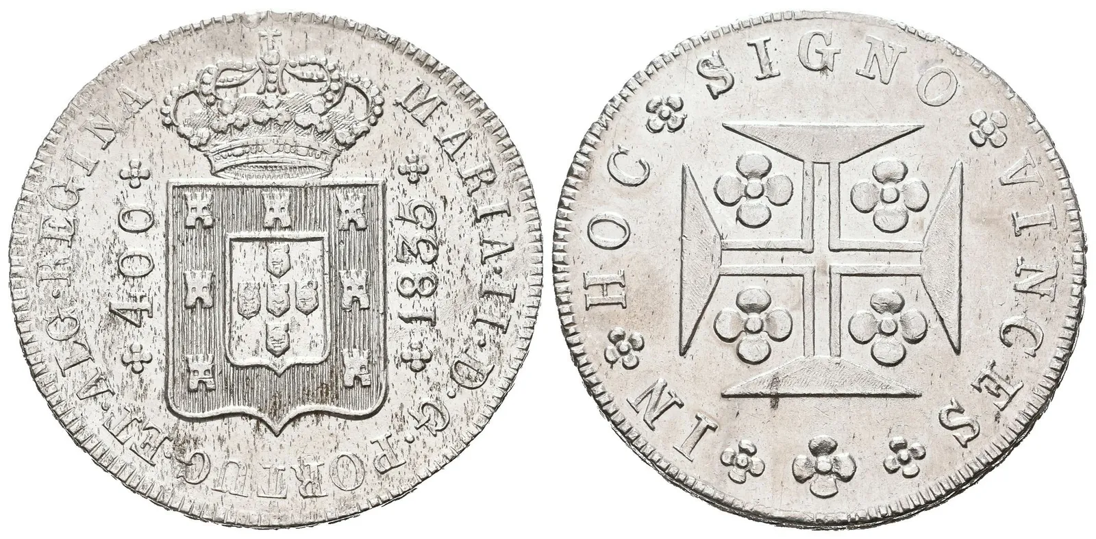 Portugalsko, 400 Reis 1835