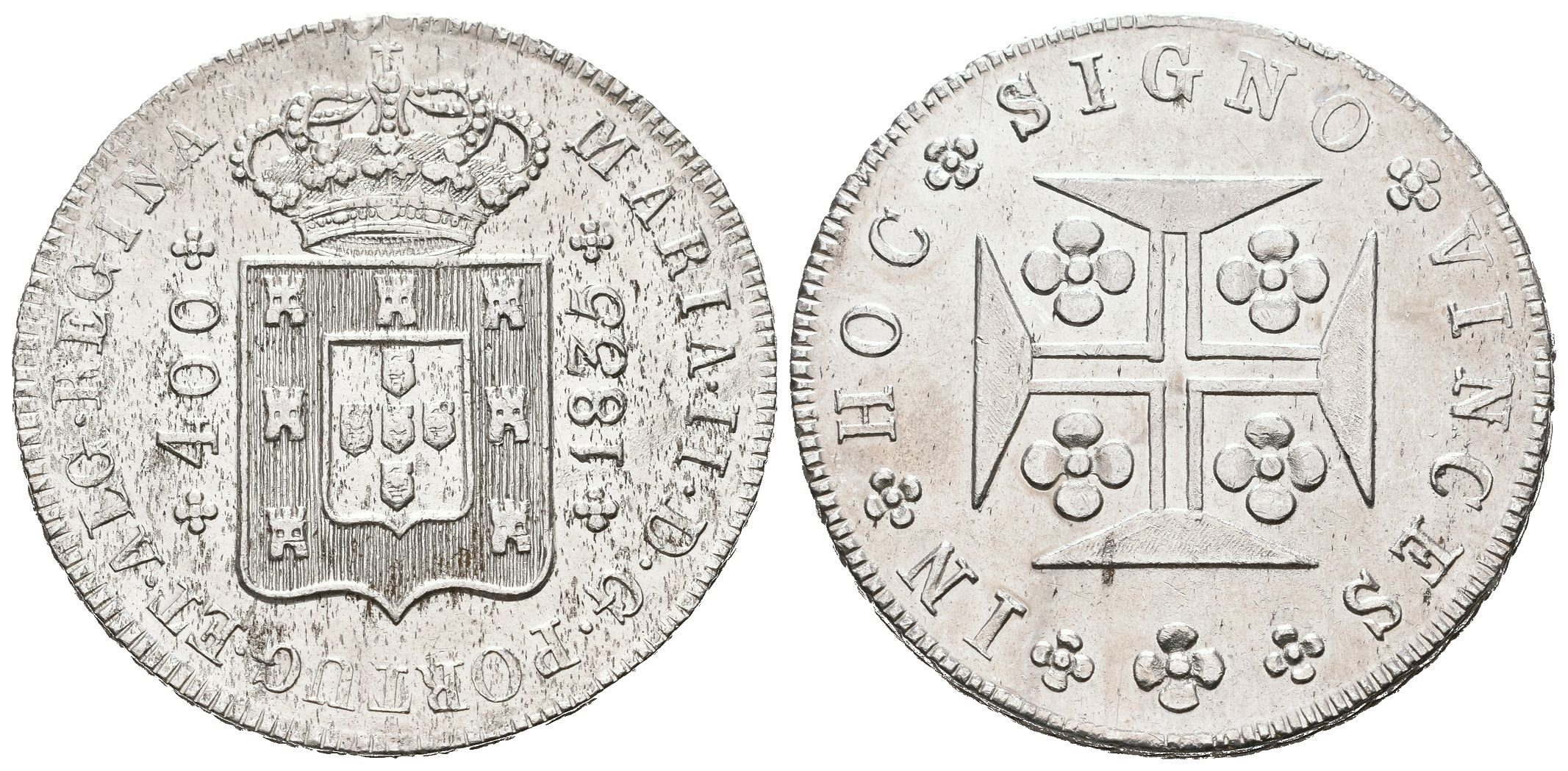 Portugalsko, 400 Reis 1835