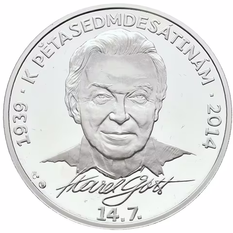 AR Medaile 2014 (Bejvl, Horák) - K 75. narozeninám Karla Gotta