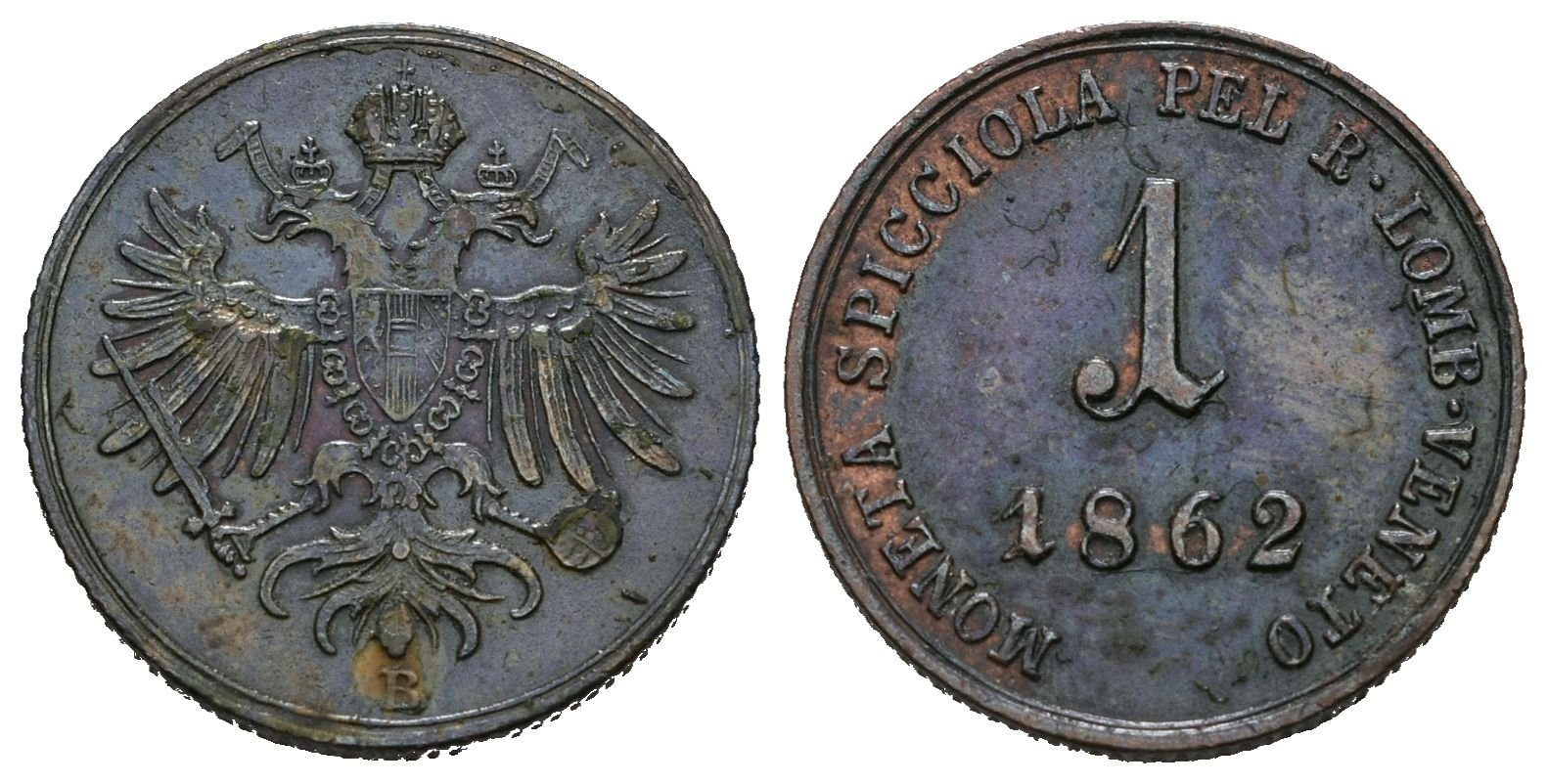 1 Soldo 1862 B