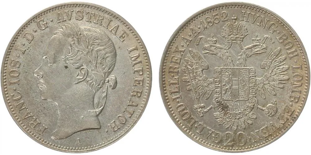 Konvenční měna, 1848 - 1857 — 1