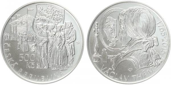 500 Kč 2015 - Václav Thám