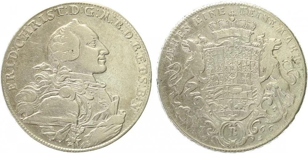 Brandenburg - Bayreuth, Friedrich Christian, 1763 - 1769 — 1
