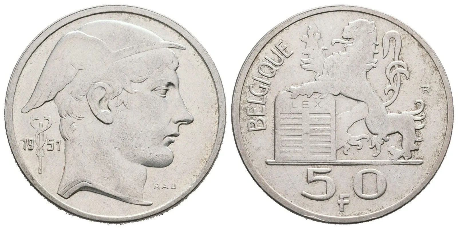 Belgie, 50 Frank 1951