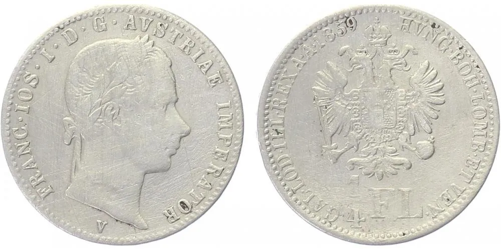Rakouská a spolková měna, 1857 - 1892 — 1