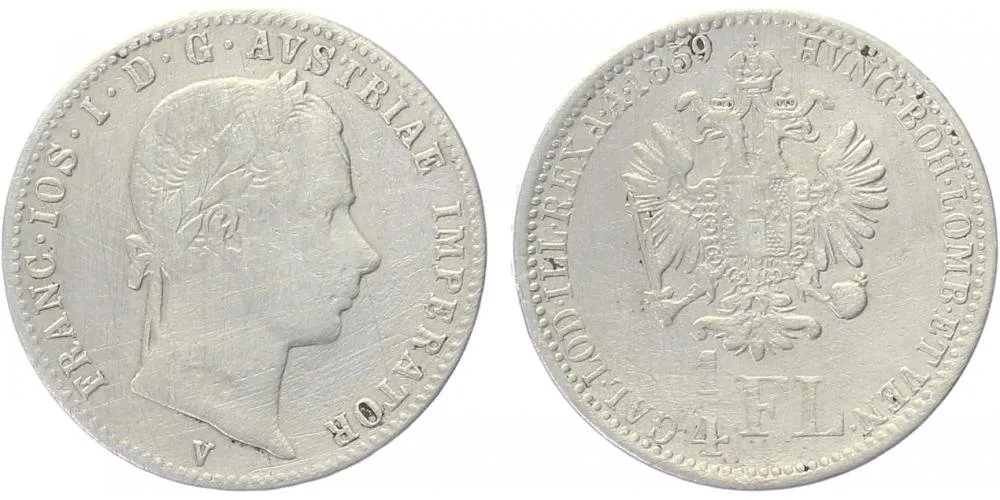 Rakouská a spolková měna, 1857 - 1892 — 1