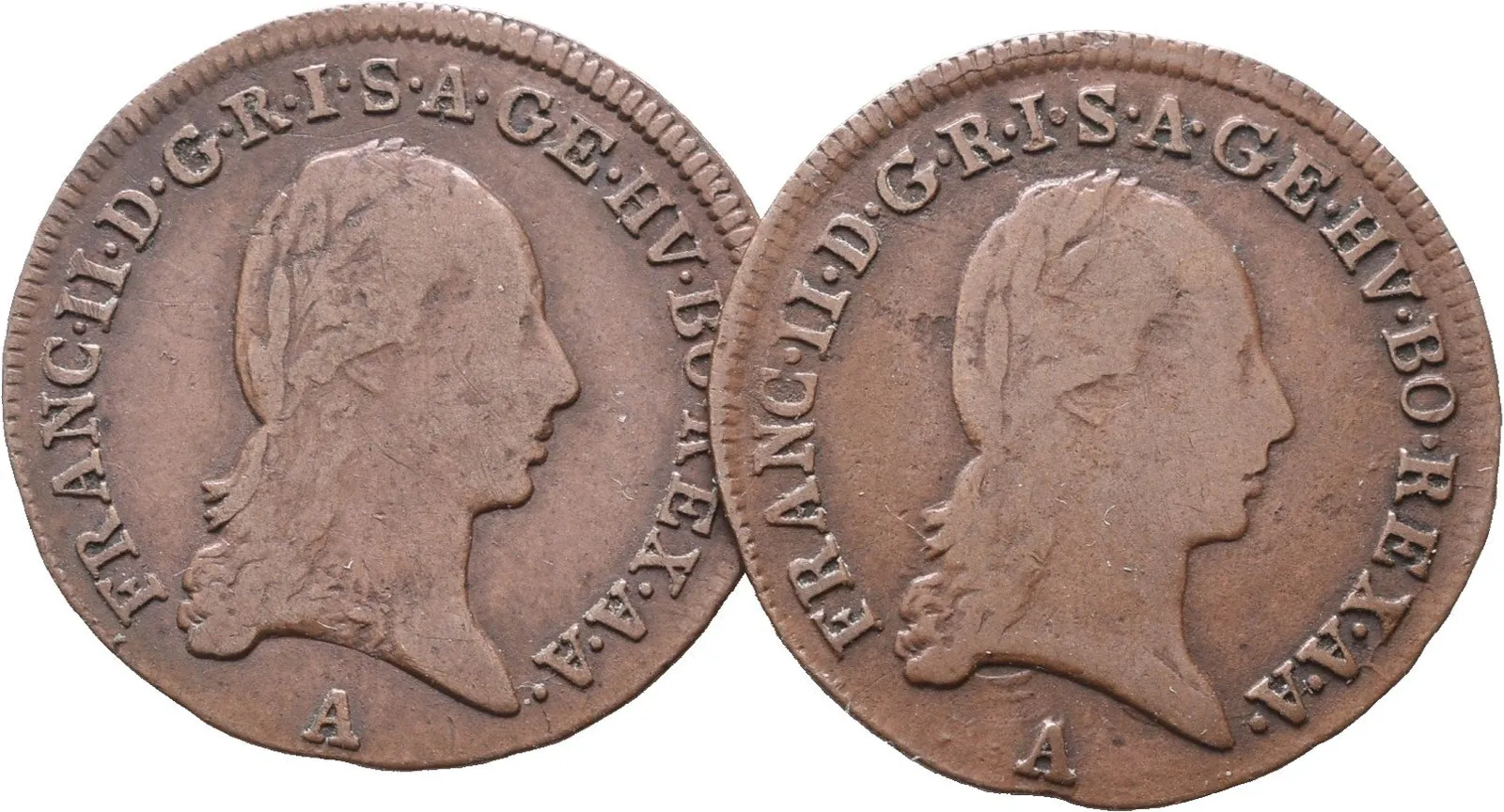 František II., 1/2 Krejcar 1800 A