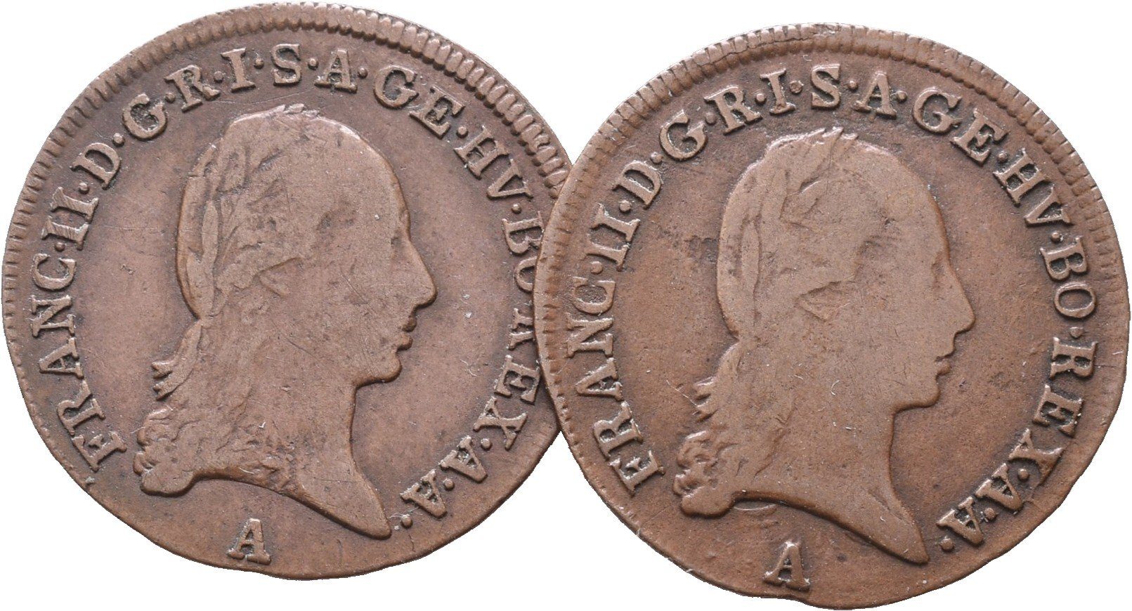 František II., 1/2 Krejcar 1800 A