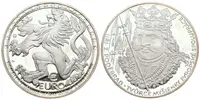 AR Medaile 1999 (V. Oppl) - Zavedení Euro měny, Ag 0,999, 50 mm (42 g), etue, patina, PROOF — 1