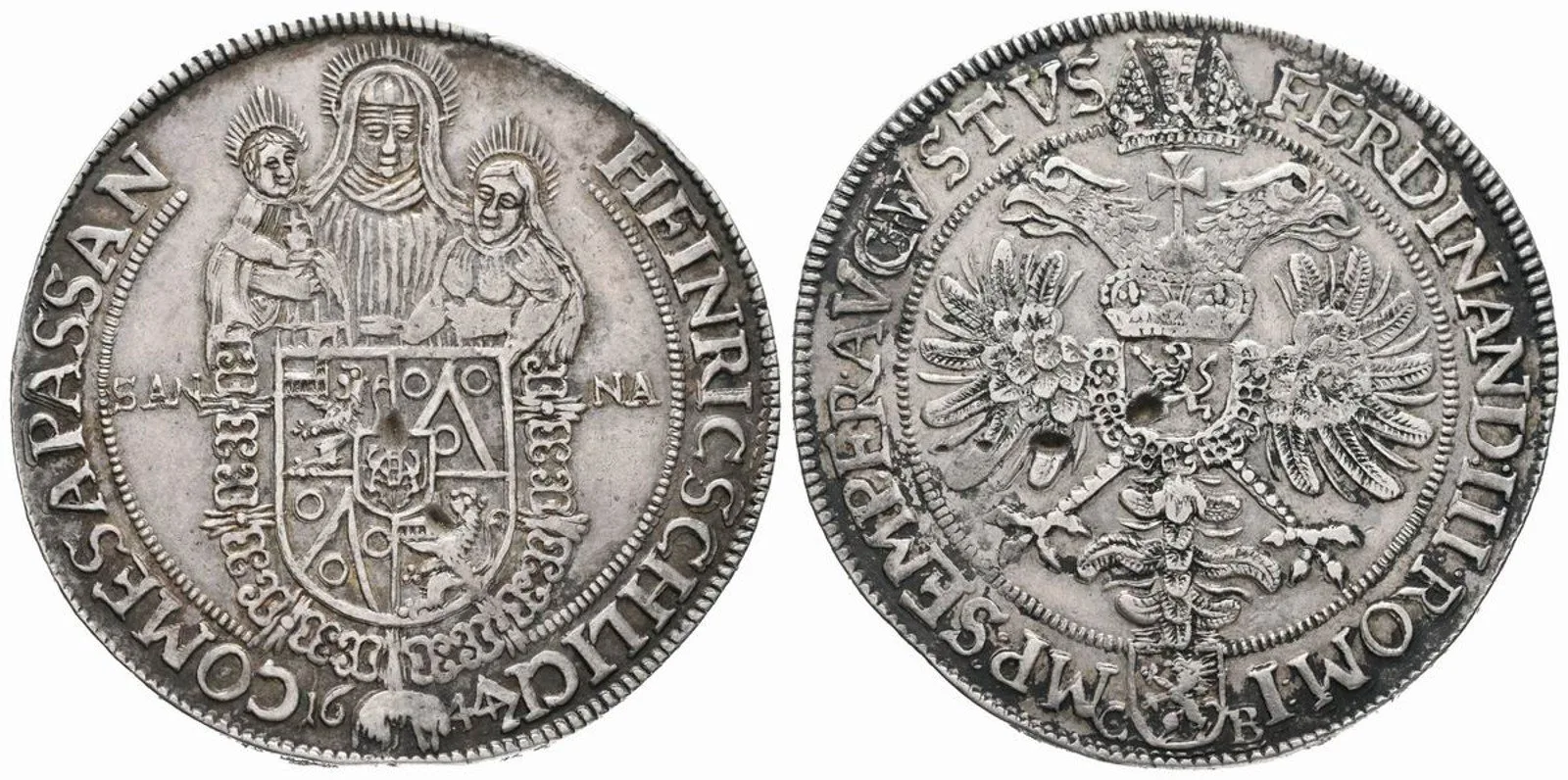 Šlik Jindřich, 1612 - 1650 — 1