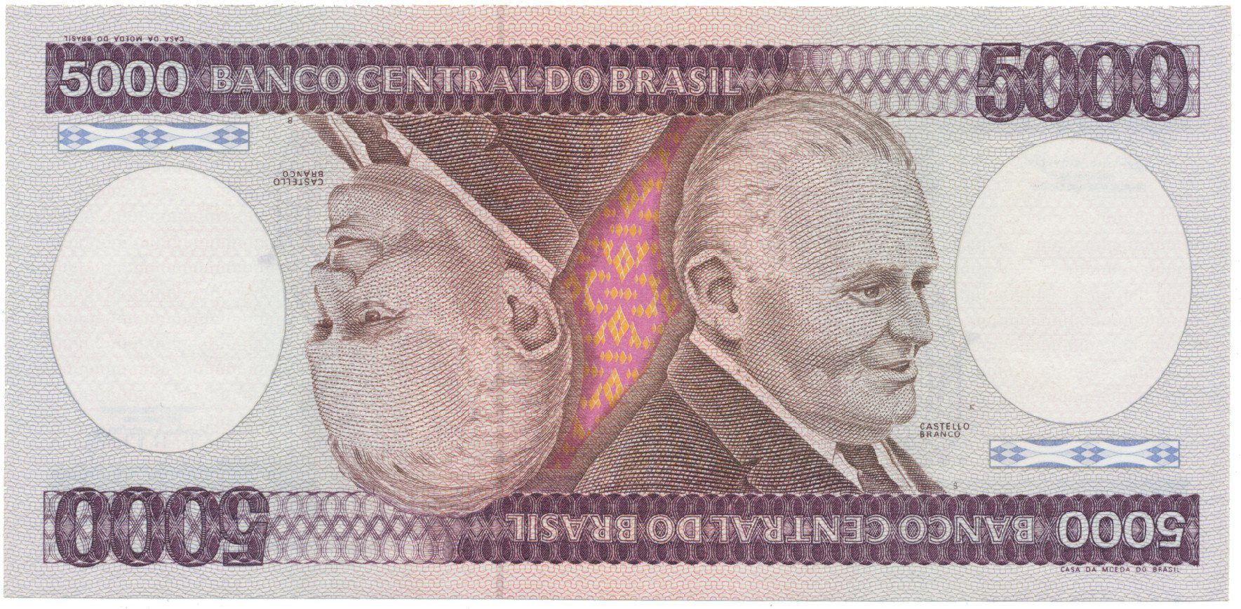 Brazílie, 5000 Cruzeiros (1981-1985), P.202