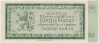 50 Koruna 1940, SPECIMEN, Hej.34a.S1 - fotografie 2