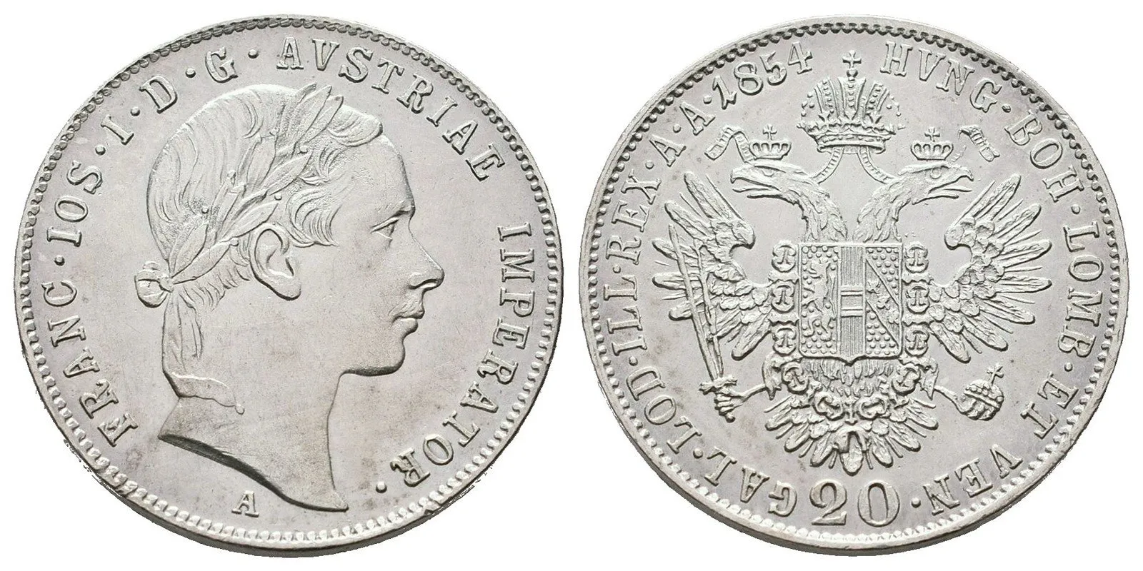 Konvenční měna, 1848 - 1857 — 1
