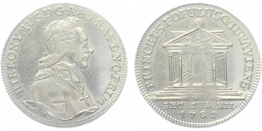 Salzburg - arcibiskupství, Hyeronymus Colloredo, 1772 - 1803 — 1
