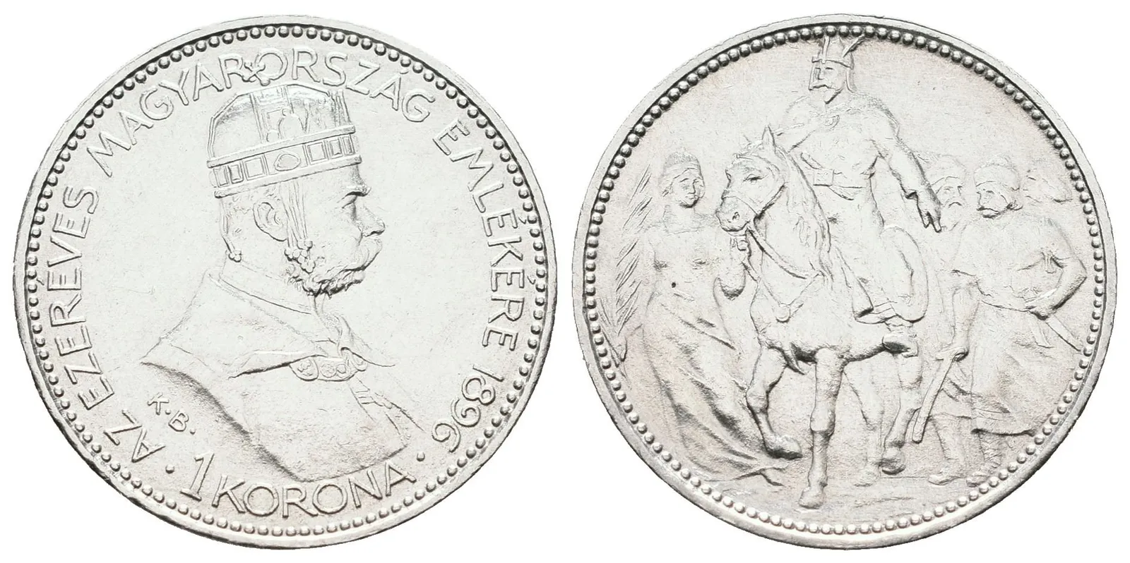 1 Koruna 1896 KB - Jubilejní