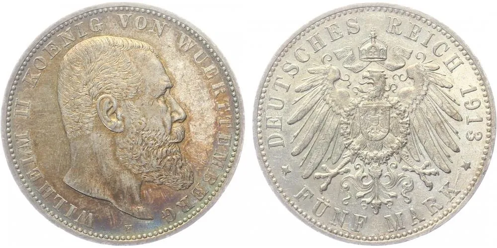 Württemberg, Wilhelm II., 1891 - 1918 — 1